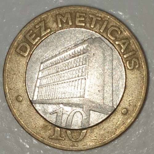 2006 - 10 METICAIS - MOCAMBIQUE - MOZAMBIQUE - (Bi-Metallic)